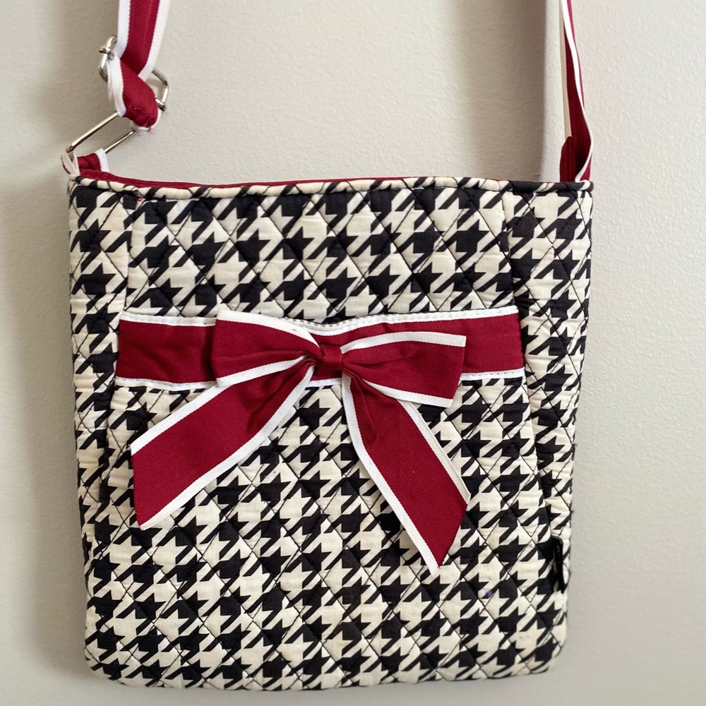 SazyBee Red and Black Crossbody Bag